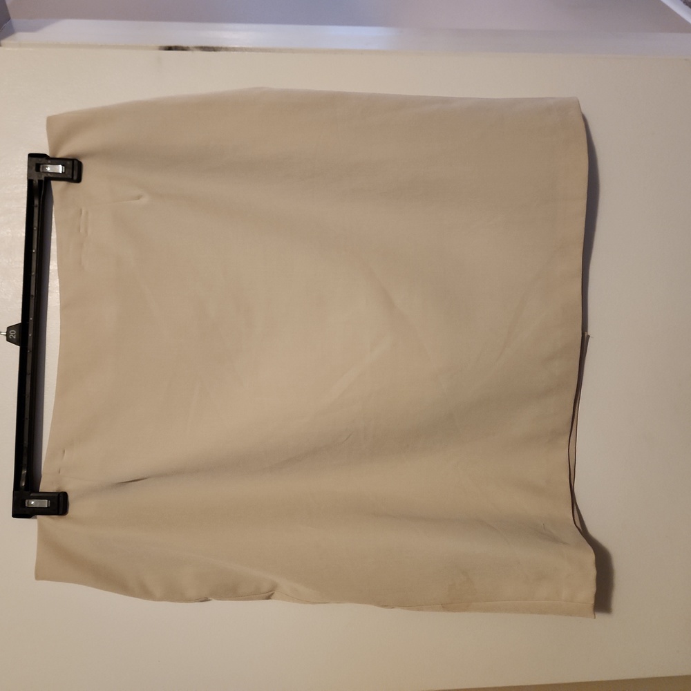 Light colored straight skirt (new, never worn)